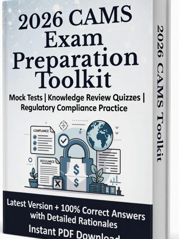 2026 CAMS exam! 3 full mock tests
