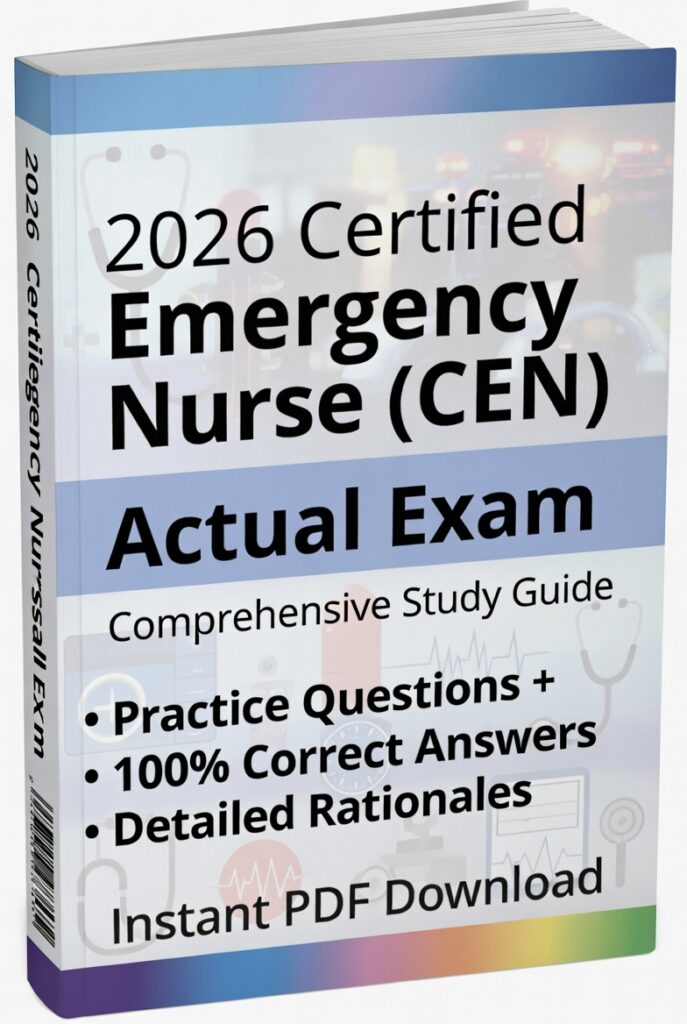 2026 Certified Emergency Nurse (CEN) Actual Exam Comprehensive Study ...