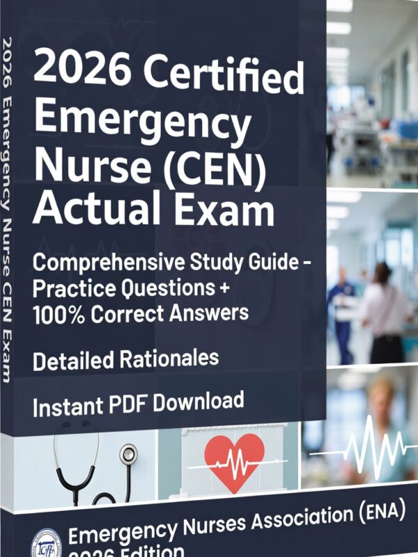 2026 CEN exam! Comprehensive study guide
