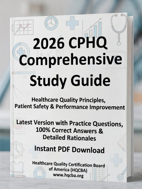 2026 CPHQ exam! Comprehensive study guide