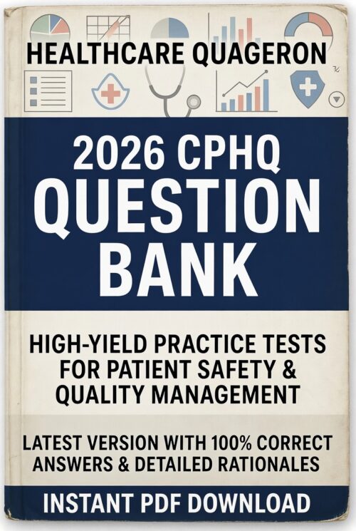 2026 CPHQ exam! 5 full-length practice tests