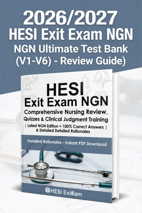 2026/2027 HESI Exit NGN! Full V1–V6 test bank