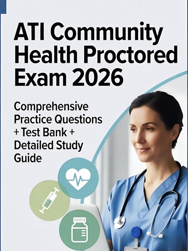 2026 ATI Community Health Proctored Exam 2026 ATI Community Health Proctored Exam