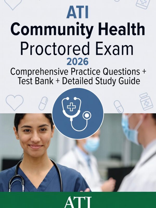 2026 ATI Community Health Proctored Exam