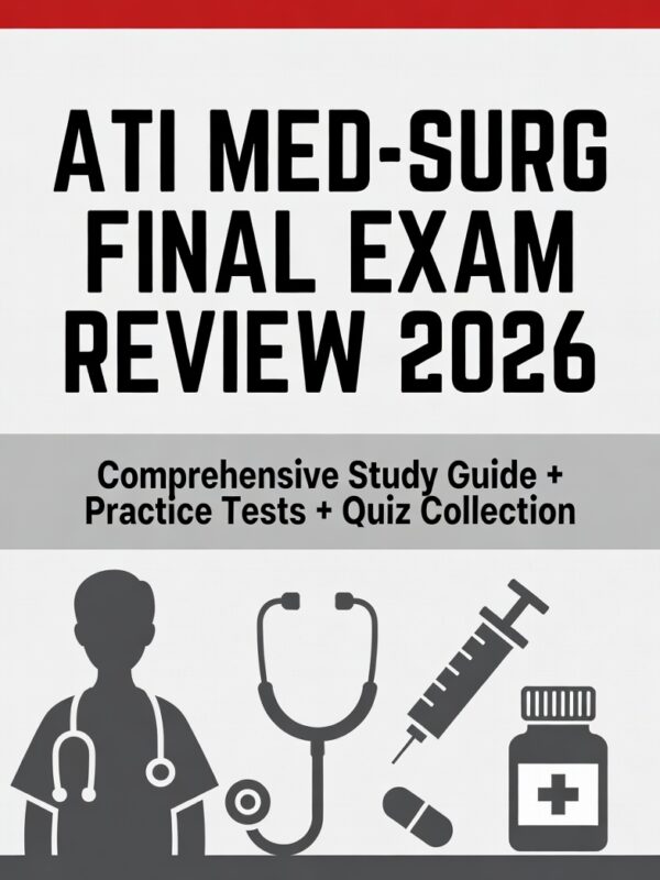 2026 ATI Med-Surg Final/Proctored Exam