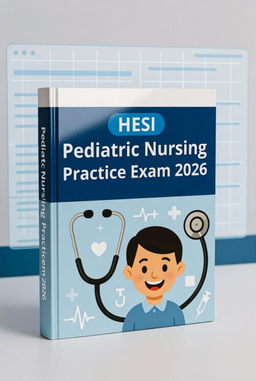 2026 HESI Pediatric Nursing Practice Exam Full Test Bank