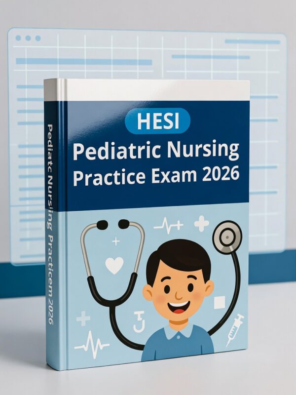2026 HESI Pediatric Nursing Practice Exam Full Test Bank