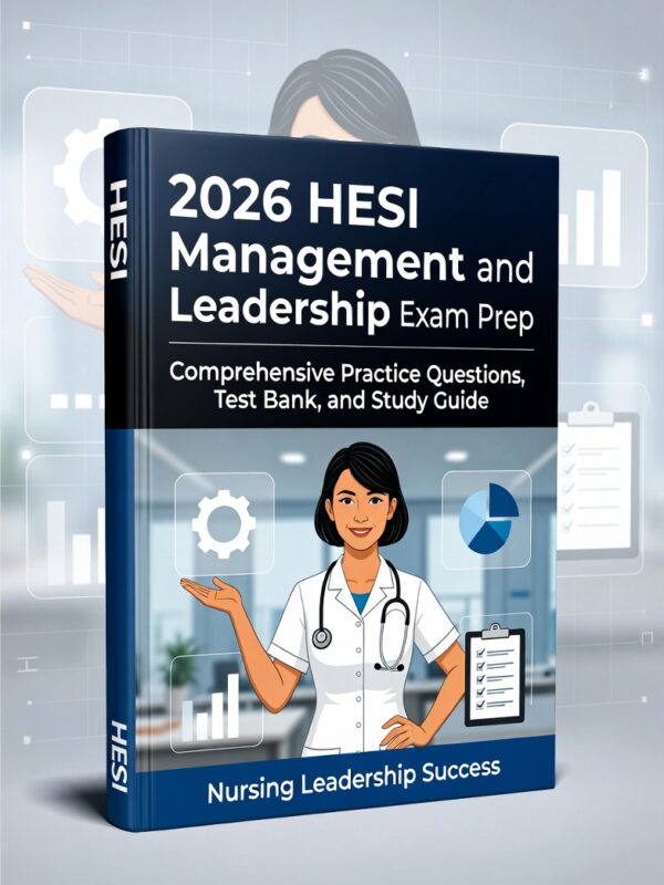 2026 HESI Management & Leadership Prep Realistic Questions
