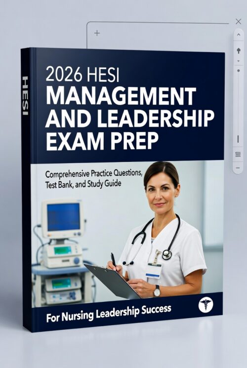 2026 HESI Management & Leadership Prep Realistic Questions