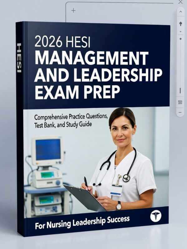 2026 HESI Management & Leadership Prep Realistic Questions