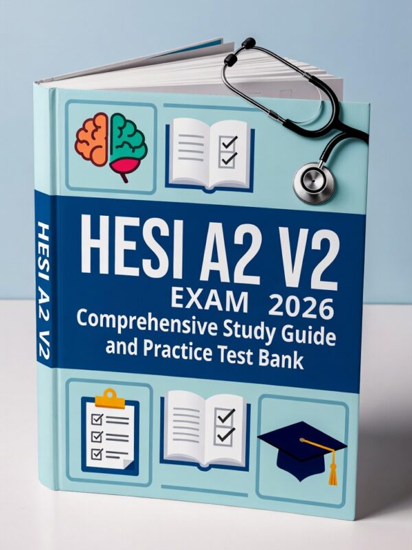 2026 HESI A2 V2 Comprehensive Study Guide & Practice Test Bank