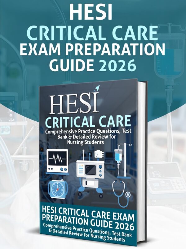 HESI Critical Care Exam 2026 Comprehensive practice questions