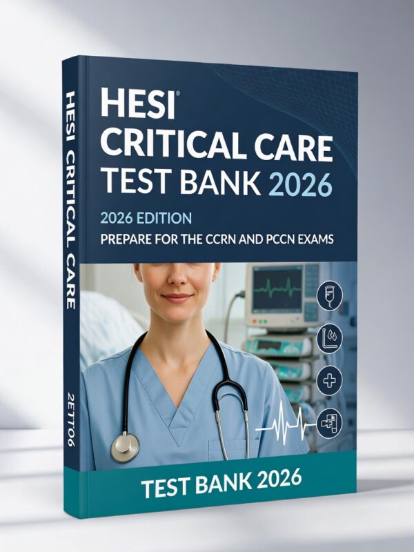 2026 HESI Critical Care Test Bank Advanced Practice Questions