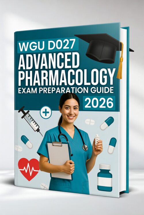 WGU D027 Advanced Pharmacology 2026 Comprehensive Practice Tests