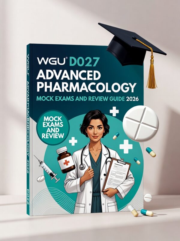 WGU D027 Advanced Pharmacology 2026 Mock Exams