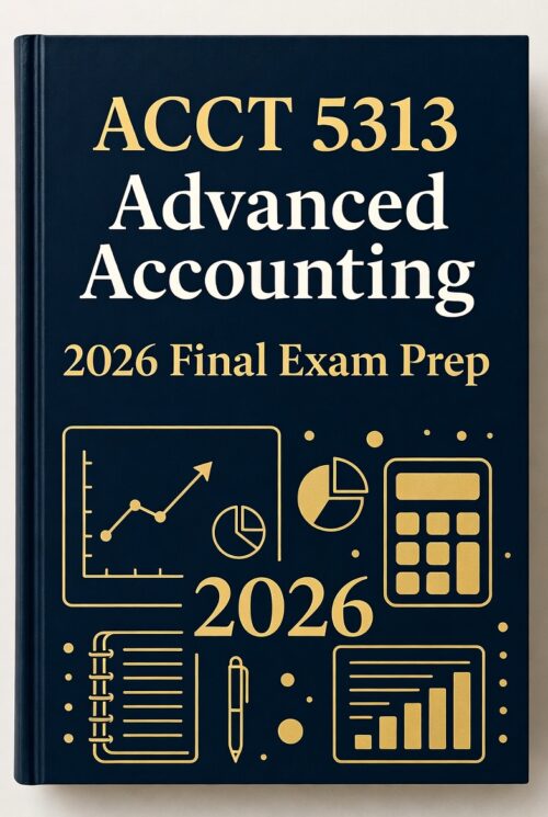 ACCT 5313 Advanced Accounting Final Exam 2026