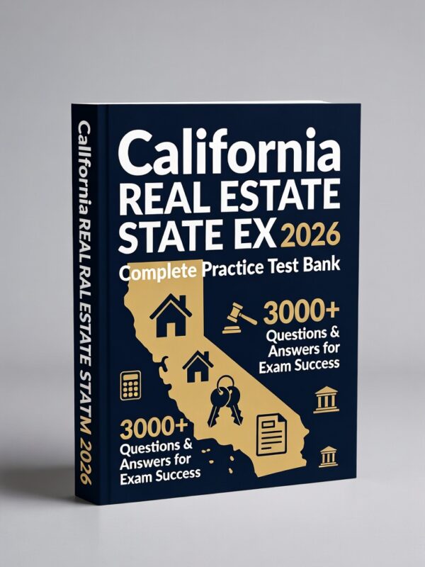 2026 California Real Estate State Exam