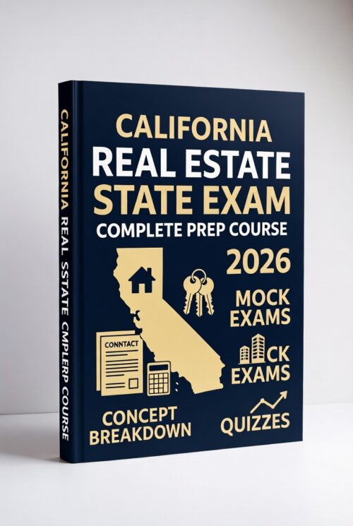 2026 California Real Estate State Exam