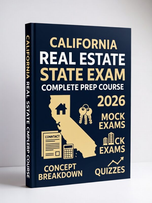 2026 California Real Estate State Exam