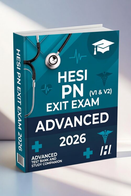 HESI PN Exit Exam (V1 & V2) 2026 Advanced Test Bank