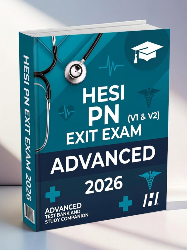 HESI PN Exit Exam (V1 & V2) 2026 Advanced Test Bank