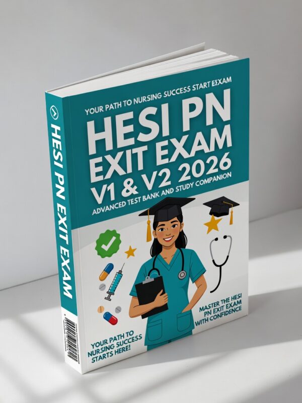 HESI PN Exit Exam (V1 & V2) 2026 Advanced Test Bank