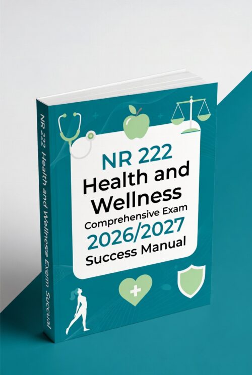 NR 222 Health and Wellness Comprehensive Exam 2026/2027