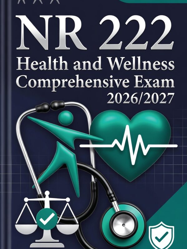 NR 222 Health and Wellness Comprehensive Exam 2026/2027