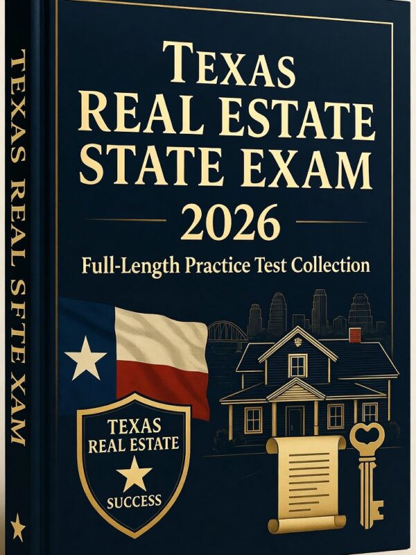 Texas Real Estate State Exam 2026