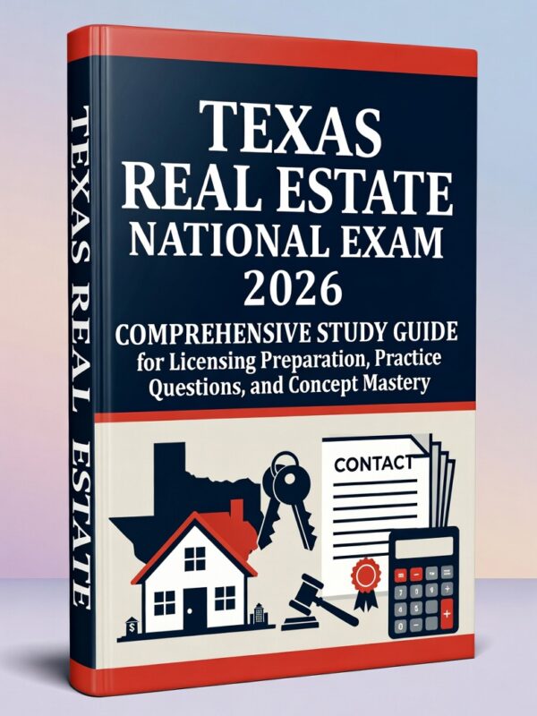 Texas Real Estate National Exam 2026