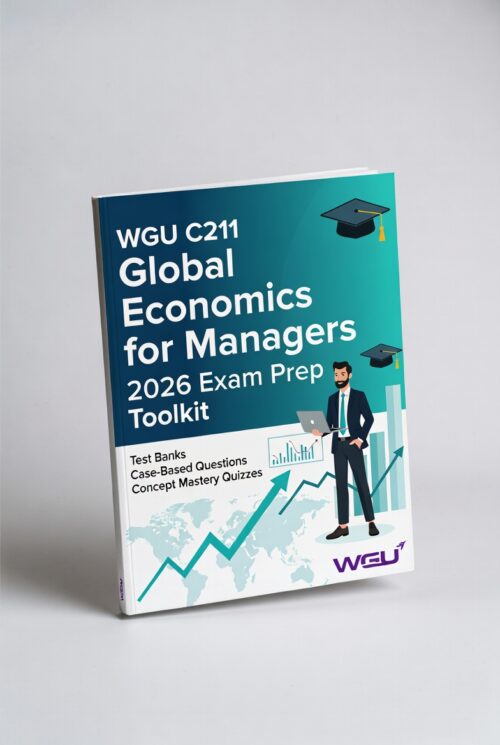 WGU C211 Global Economics for Managers 2026 Exam
