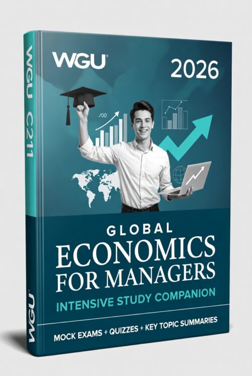 WGU C211 Global Economics for Managers 2026