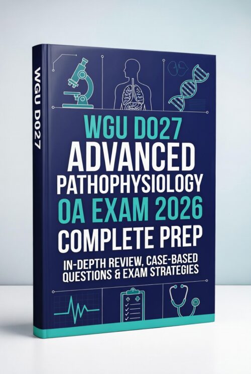 WGU D027 Advanced Pathophysiology OA Exam 2026