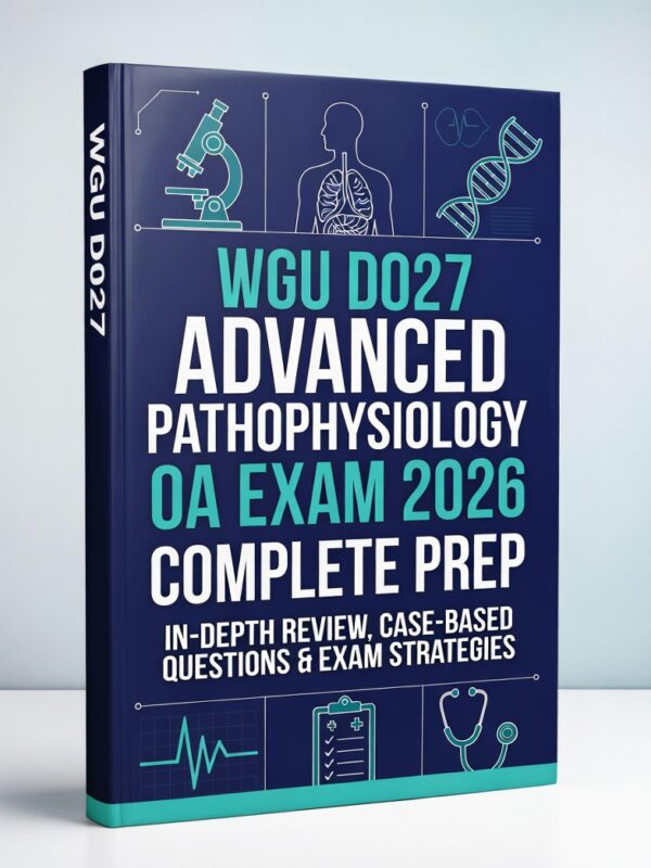 WGU D027 Advanced Pathophysiology OA Exam 2026