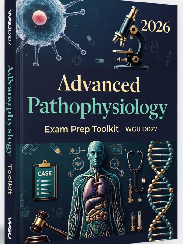 WGU D027 Advanced Pathophysiology OA Exam 2026