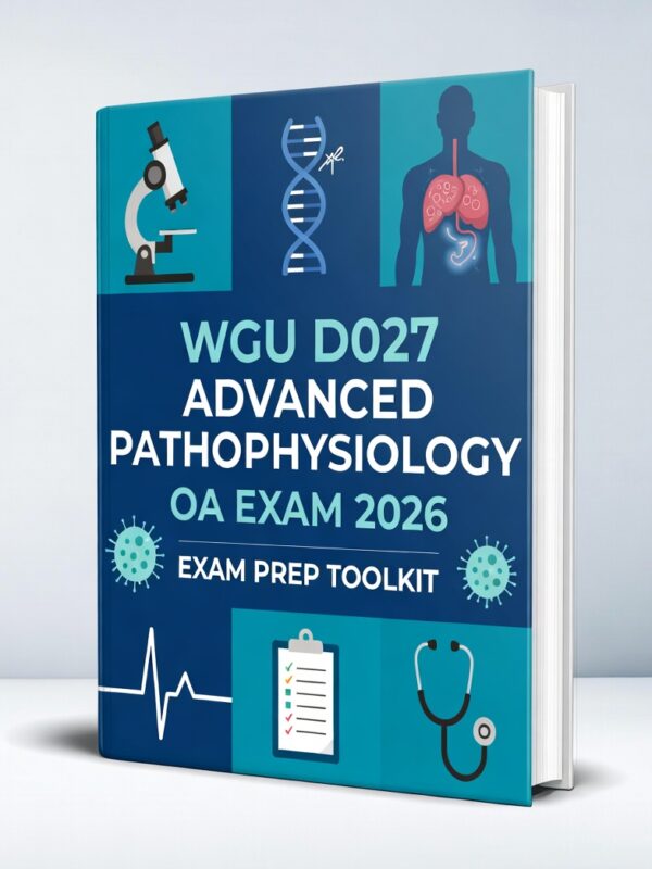 WGU D027 Advanced Pathophysiology OA Exam 2026