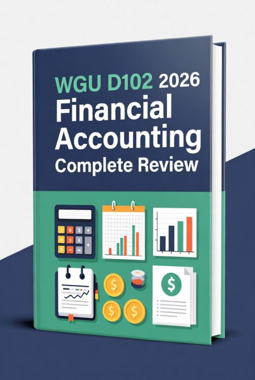 WGU D102 Financial Accounting 2026
