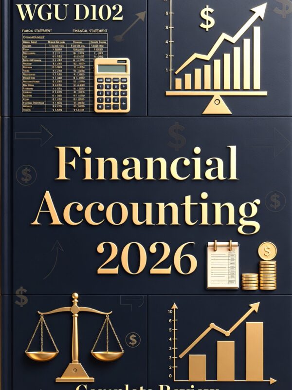 WGU D102 Financial Accounting 2026