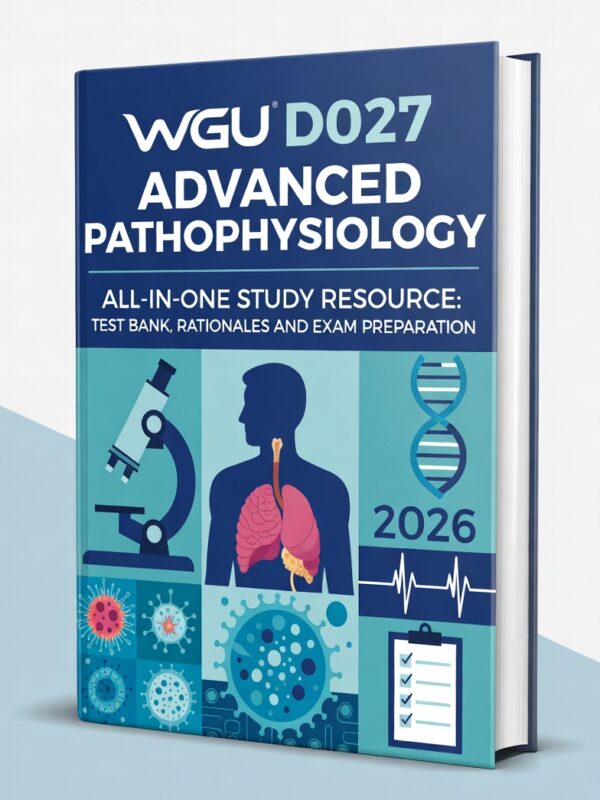 WGU D027 Advanced Pathophysiology OA Exam 2026