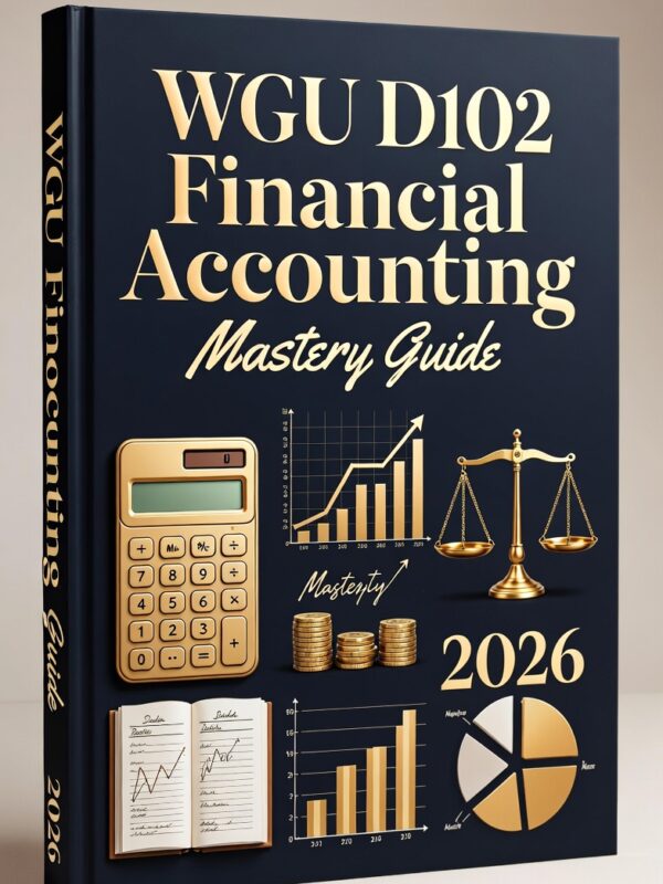 WGU D102 Financial Accounting 2026