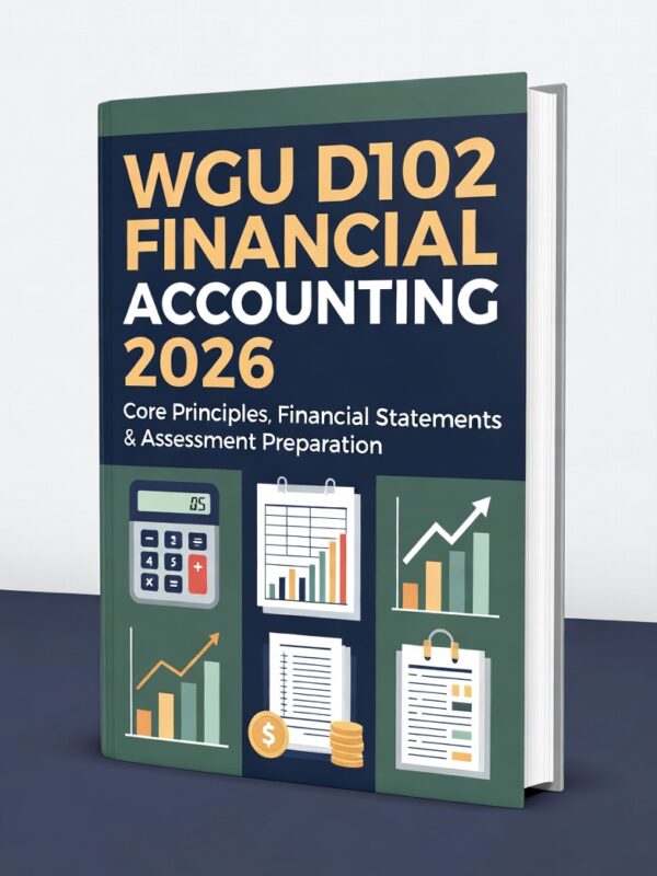 WGU D102 Financial Accounting 2026