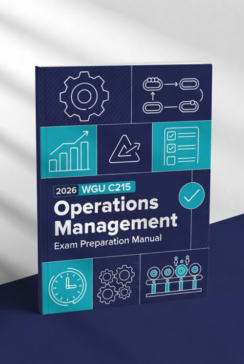 2026 WGU C215 Operations Management Exam Preparation Manual: Detailed Summaries, Practice Quizzes & Applied Examples for Success