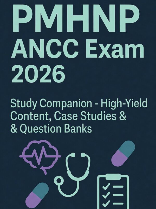 PMHNP ANCC Exam 2026 Study Companion