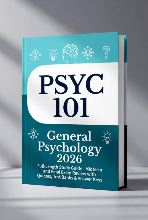 PSYC 101 General Psychology 2026
