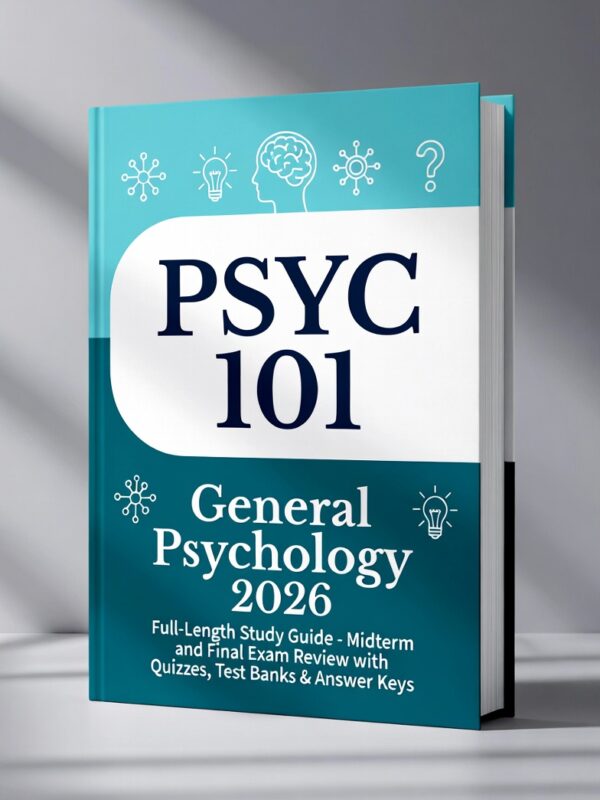 PSYC 101 General Psychology 2026