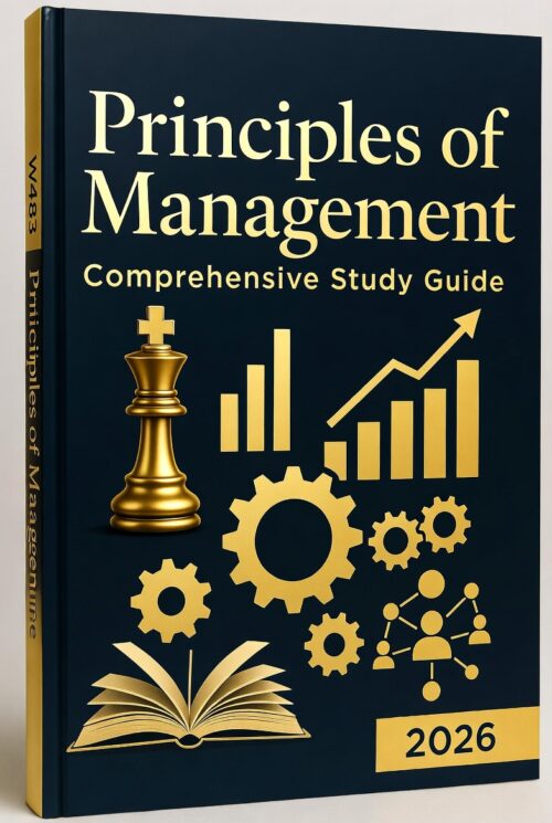 WGU C483 Principles of Management 2026