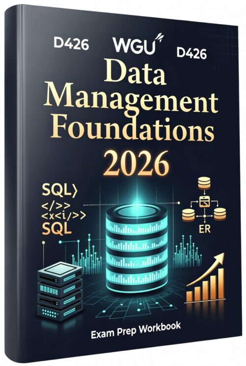 WGU D426 Data Management Foundations 2026