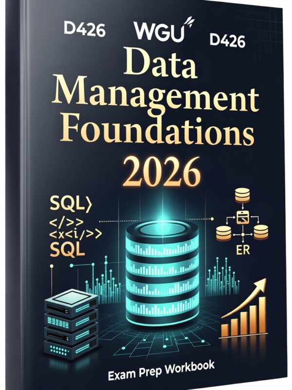 WGU D426 Data Management Foundations 2026