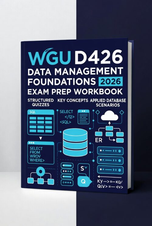 WGU D426 Data Management Foundations 2026