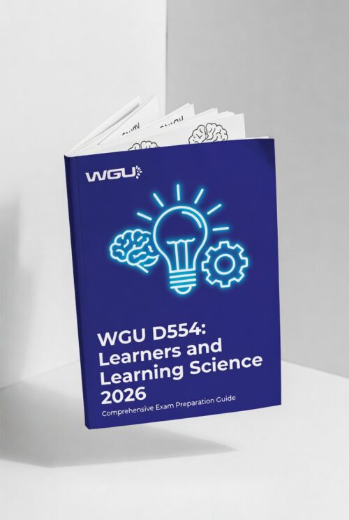WGU D554 Learners and Learning Science